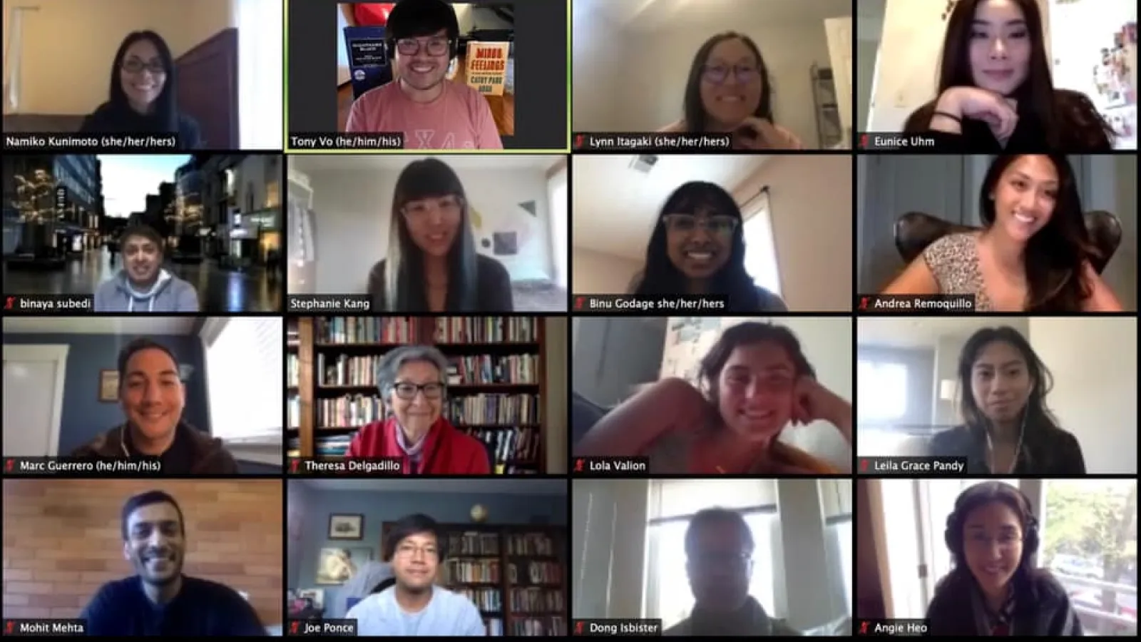 minor feelings zoom meeting